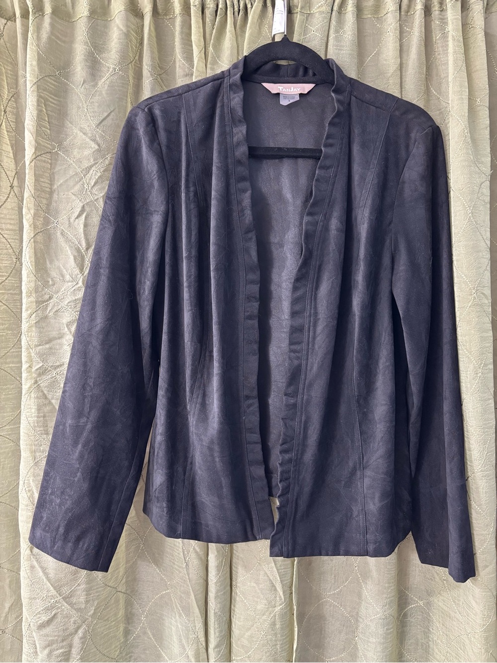 TanJay black Open-Front Blazer Jacket